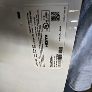 Samsung White Curved 32" Monitor - FOR PARTS ONLY